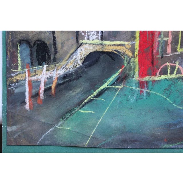 Contemporary Georgs Barkans, Venice at Night, 2007, Pastel on Paper For Sale - Image 3 of 7
