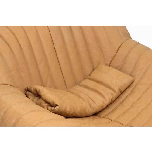 Leather Sandra Armchair and Two Seater Sofa from Cinna, Italy, 1980s, Set of 2 For Sale - Image 10 of 15