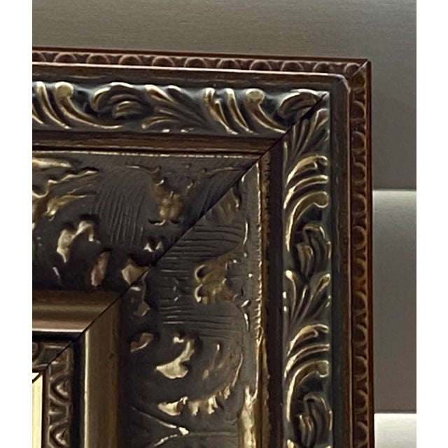 White 1987 "Three Doves" Art Deco Style Figurative Artist's Proof Lithograph by Issac Maimon, Framed For Sale - Image 8 of 13