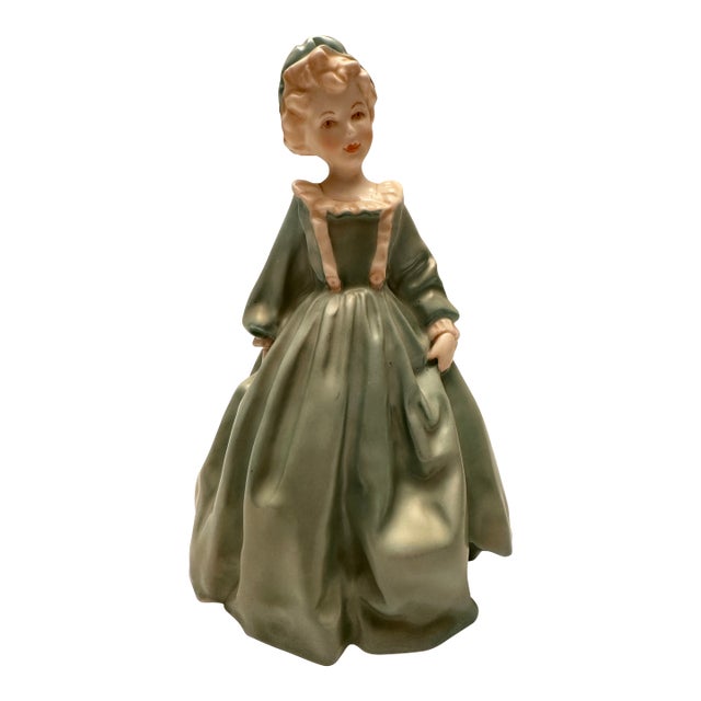 Vintage Royal Worcester “Grandmother Dress” Porcelain Figurine #3081 Designed by F.G.Doughty For Sale