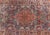 Antique Kerman Rug With Soft Blue Field, Rose Red Medallion and Floral Design 5'10 X 8'6 For Sale - Image 9 of 15