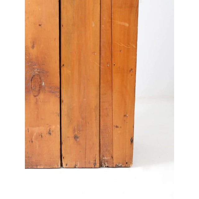 Late 19th Century Antique Rustic Primitive Cabinet For Sale - Image 5 of 12