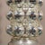 Bubble Mercury Glass Table Plated Table Lamps - A Pair For Sale - Image 4 of 7