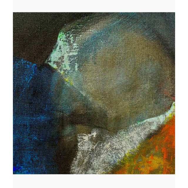 Willy Mucha, Large Polish French Abstract Expressionist Oil Painting Willy Mucha, Ecole Paris, 1963 For Sale - Image 12 of 15