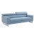 Blue Pasargad Home Serena Modern Blue Sofa For Sale - Image 8 of 8