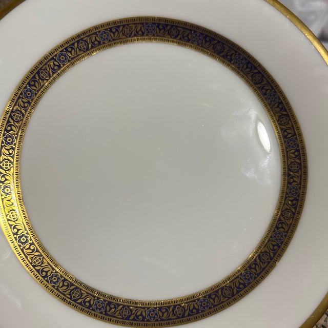 Gold 1970s Harlow Royal Doulton Set of 4 Bread Plates For Sale - Image 8 of 11