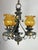 Brutalist Mid-Century Brutalist Iron and Glass Chandelier, 1960s For Sale - Image 3 of 15