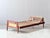 An elegant mid-century bed by the swiss manufacturer swiss form, crafted in the 1950s. This bed combines scandinavian-...