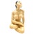 Beige Pair of Vintage Japanese Bathing Beauty Female Nude Figurine Sculptures, Figurative Mid-Century Art Objects For Sale - Image 8 of 18