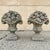 Vintage Cast Cement Stone 26" Fruit & Flower Basket Garden Lawn Ornament - Pair For Sale - Image 14 of 15
