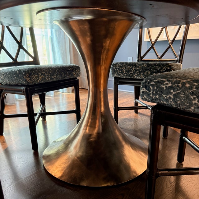 Julian Chichester 60” Dakota Dining Table For Sale - Image 10 of 11
