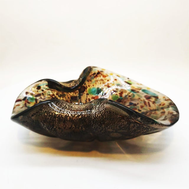 Large Murano Glass Ashtray attributed to Dino Martens, Italy, 1950s For Sale - Image 3 of 13