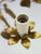 Hans Kögl Hollywood Regency Gilt Rose & Wheat Five-Arm Chandelier, 1970s For Sale - Image 14 of 15