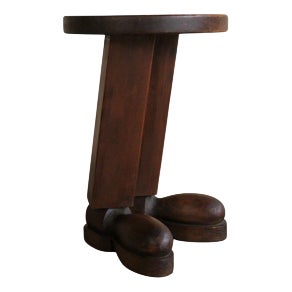 Vintage Pine Side Table For Sale