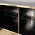 Vintage Mirrored Sideboard in Brass by Michel Pigneres, 1970 For Sale - Image 10 of 16