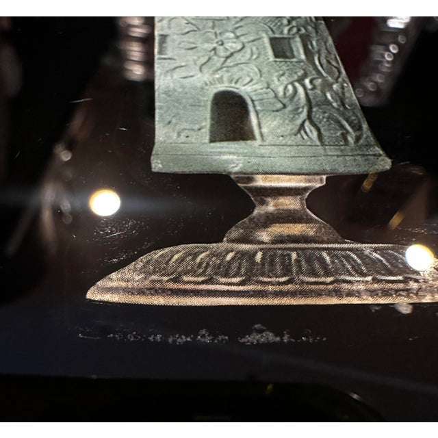 Metal Art Deco Trompe L’oeil Playing Card Holder With Hinged Lid For Sale - Image 7 of 8