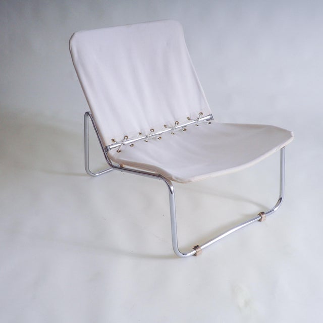 1970s Vintage Tubular Lounge Chair, 1970s For Sale - Image 5 of 13
