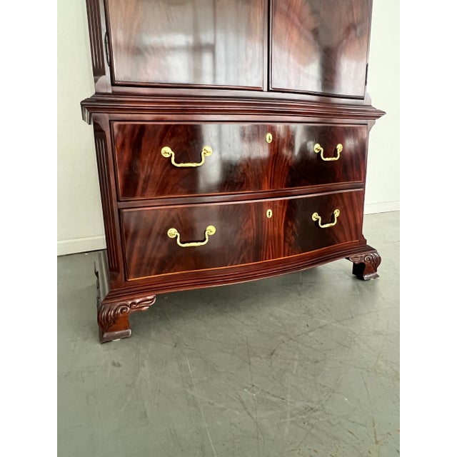 Wood 1980s Vintage Thomasville 18th Century Collection Armoire For Sale - Image 7 of 9