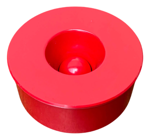 Mid-Century Modern Swedish Red Melamine Ashtray by Gunnar Larson for Gustavsberg, 1960s