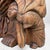 Japanese Wooden Temple Statue of Hotei with Child, 1920s For Sale - Image 6 of 14