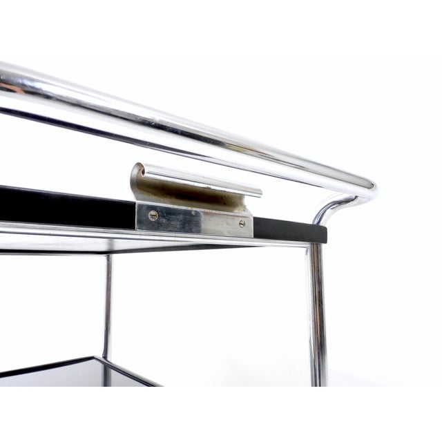 Swiss Vintage Bauhaus Tea Cart by Bigla, 1940 For Sale - Image 18 of 18