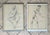 Pair Mid-Century Nude Man & Woman Drawings For Sale - Image 14 of 14