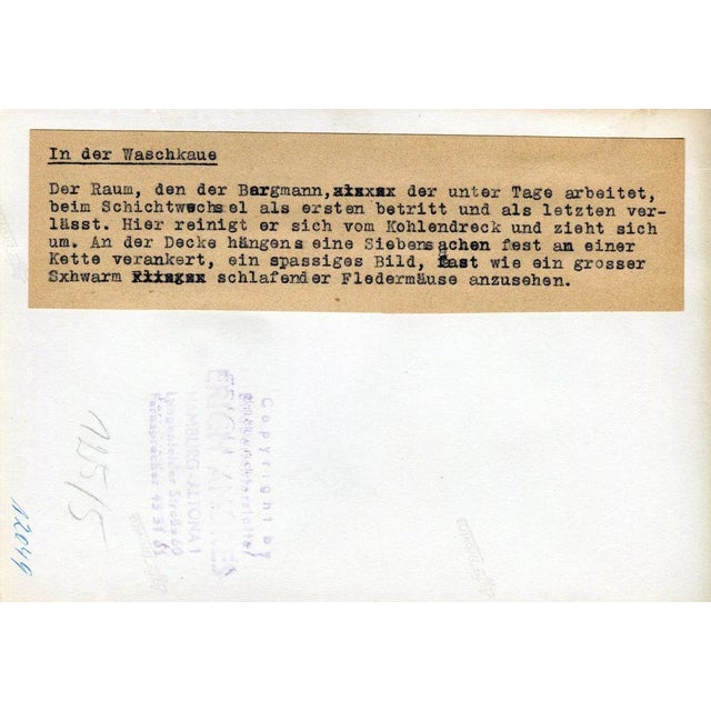 Change and Wash House Essen 1952, Germany, 1955 For Sale - Image 4 of 5