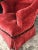 1940s Napoleon III Crapaud Armchair in Red Velvet, 1940s For Sale - Image 5 of 9
