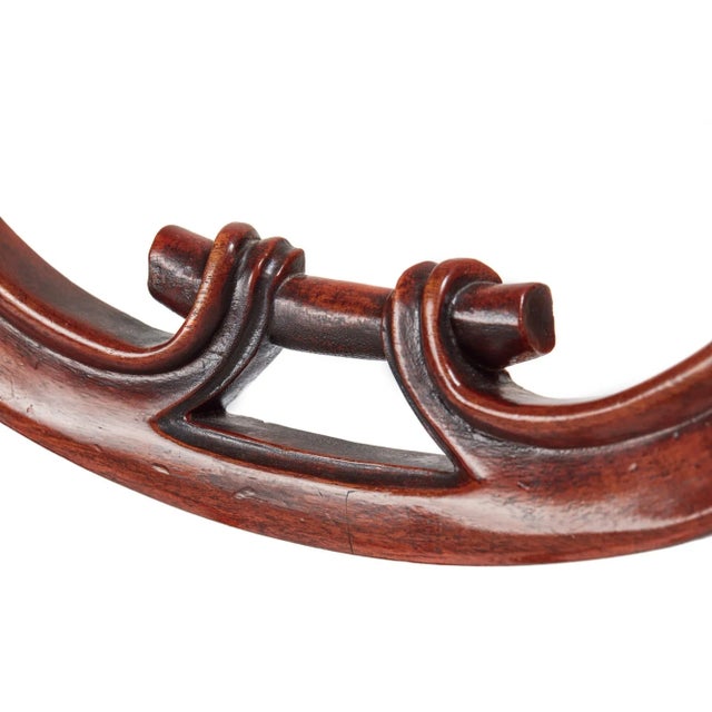 Set of Antique Victorian Mahogany Balloon Back Chairs For Sale - Image 3 of 5