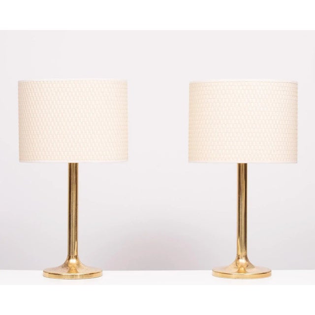 Brass Table Lamps from Sölken Leuchten, Germany, 1970s, Set of 2 For Sale - Image 10 of 10