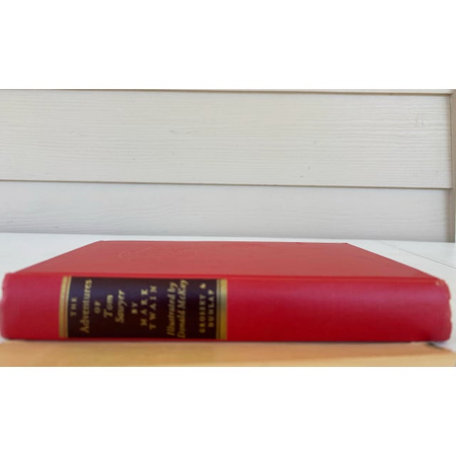 Paper The Adventures of Tom Sawyer - Mark Twain 1946 Illustrated by Donald McKay Hc/Dj For Sale - Image 7 of 11