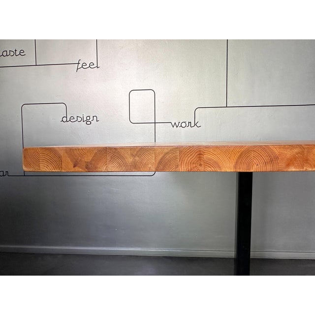 Dining Table attributed to Charlotte Perriand for Les Arcs, France, 1960s For Sale - Image 9 of 15