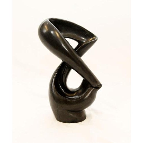 Stone Black Marble Abstract Sculpture For Sale - Image 7 of 7