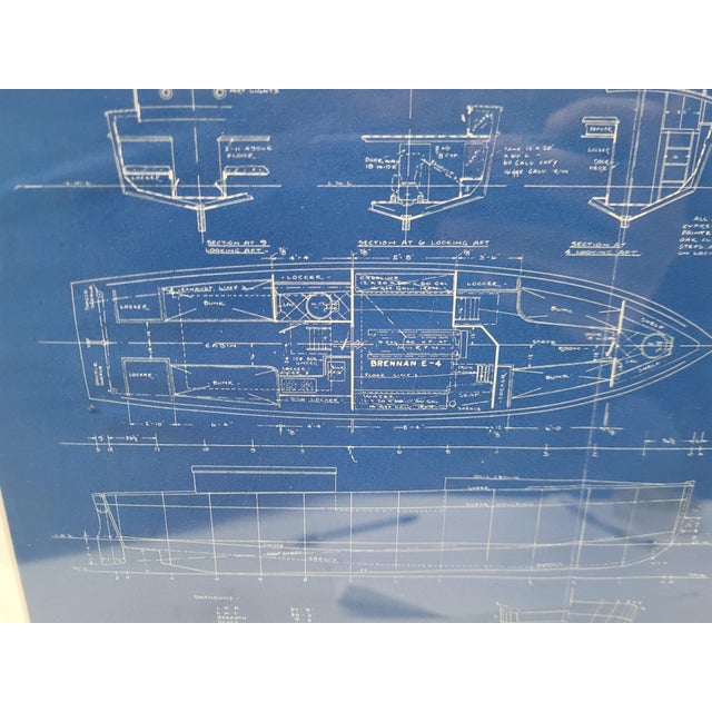 Boat blueprint from Motor Boating's Build a Boat series. This blueprint shows a William Atkin design of the thirty seven...