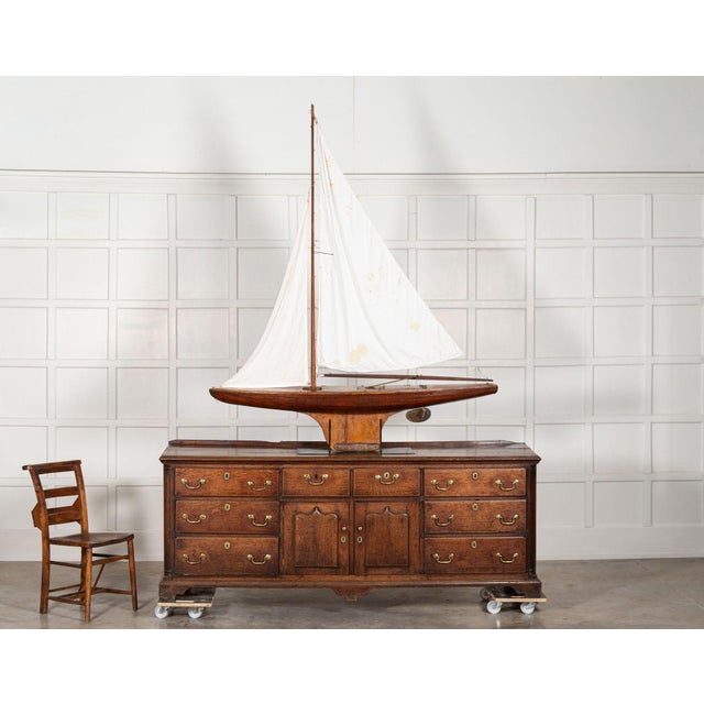 1910s English Clinker Built Pond Yacht, 1910 For Sale - Image 5 of 16