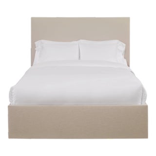Hadley Full/Double Bedframe, Gelam Linen For Sale