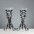 Wrought Iron and Glass Vases from Manifattura di Murano, Set of 2 For Sale - Image 8 of 8