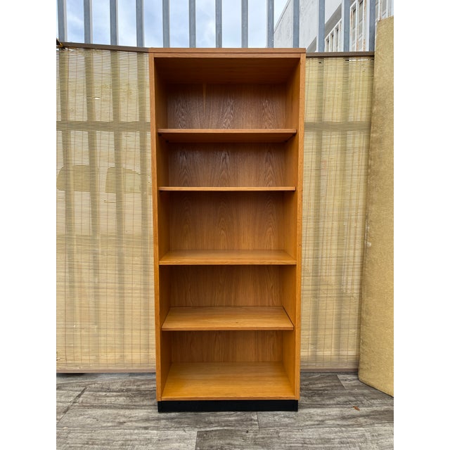 Vintage Bookcase with Adjustable Shelves by Dar/ Ran Furniture High Point North Carolina. Circa 1990s Features a modern...