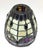 1990s Tiffany Style Slag Glass Lamp Shade Multicolor With Marble Glass For Sale In New York - Image 6 of 7