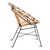 Boho Chic Bamboo Ring Bali Chair For Sale - Image 3 of 4