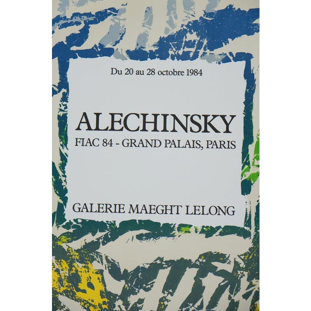 Modern Fiac 1984 Poster after Pierre Alechinsky For Sale - Image 3 of 4