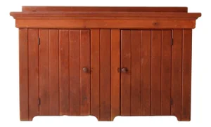 Antique Primitive Wood Dry Sink Cabinet