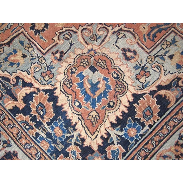 Early 20th Century N.E. Persian Moud Khorasan Carpet (10'6" x 13'10"-320 x 421 ) For Sale - Image 4 of 6