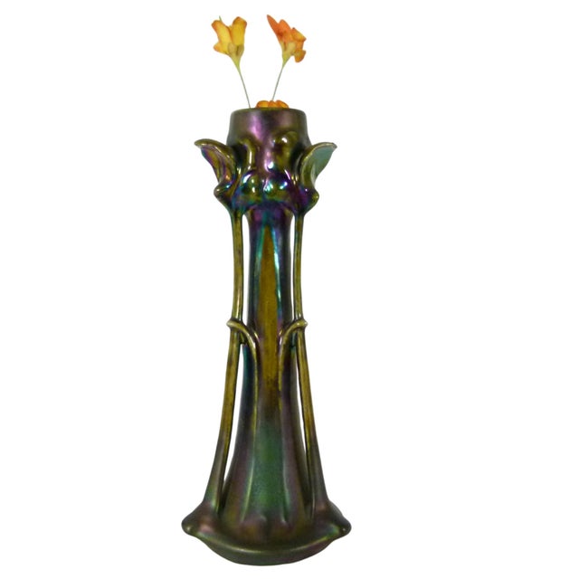 A stunning piece of Viennese Secession movement Ceramic Art. This authentic turn-of-the-century (circa 1900–1905) Art...
