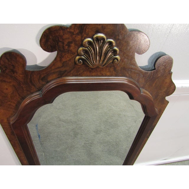 1990s Pennsylvania House Solid Cherry Chippendale Style Mirror For Sale - Image 5 of 7
