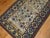 Early 20th Century Early 20th Century Tribal Navy Dark Green Caucasian Kuba Rug - 3'7" x 6'1" For Sale - Image 5 of 6