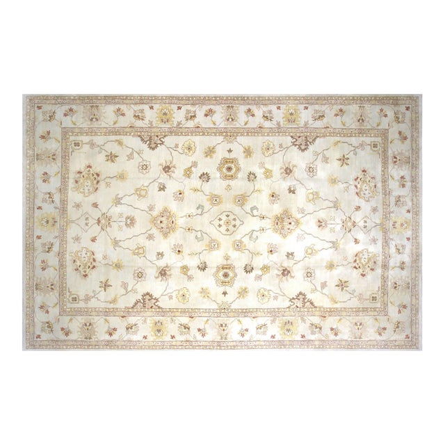 1960s Turkish Oushak Rug For Sale