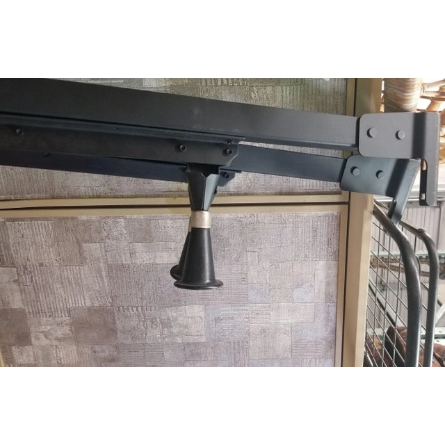 Pair of Mid-Century Restored 1948 Stacked Rattan Twin - Bed Frames Only For Sale In Los Angeles - Image 6 of 6