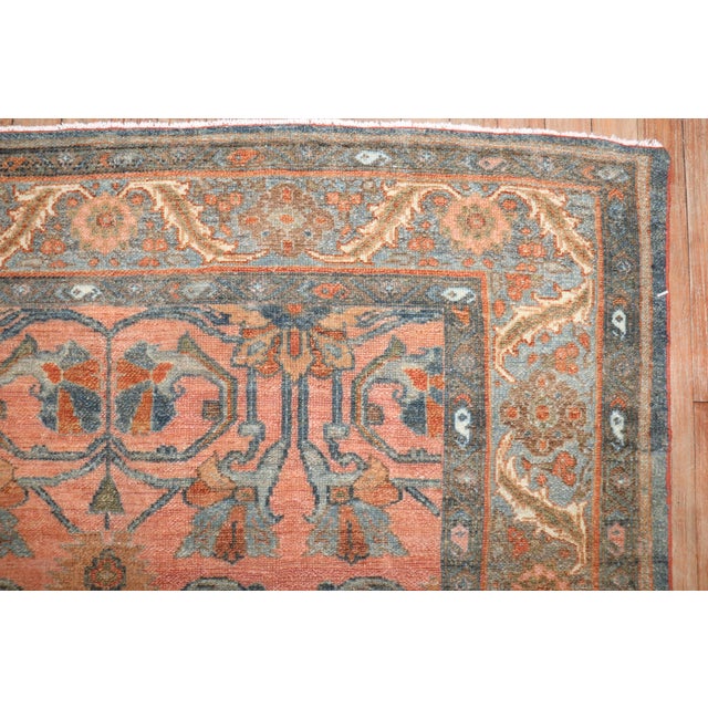 Antique Zabihi Collection Persian Bibikabad Rug - 4'2" x 6'9" For Sale - Image 11 of 11