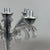 Modern Five-Light Chrome and Metal Candlestick, 1970s For Sale - Image 3 of 11